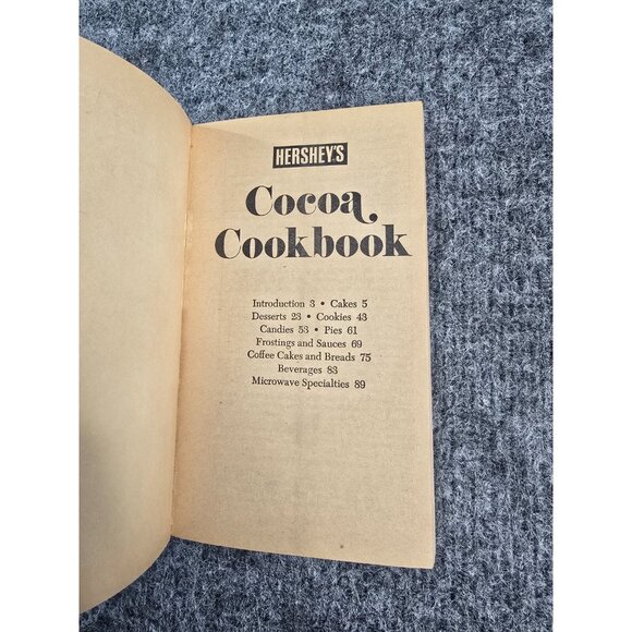 Hershey’s Cocoa Cookbook 1979 Cook Book Recipes Chocolate Dessert Vintage - Picture 5 of 7